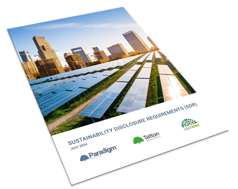 Sustainability Disclosure Requirements (SDR)